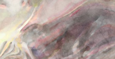 2D çizim. Sanatsal arkaplan resmi. Tablo üzerinde soyut resim. Çağdaş sanat. El yapımı resim. Renkli doku. Modern sanat eserleri. Yüzeyde suluboya fırça darbeleriyle boyama.