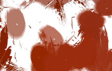 Renkli fırça darbelerinin 2B çizimi. Dekoratif doku resmi. Canlı boya desenli arka plan. Kaotik fırça darbeleri resim.