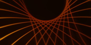 Işık dalgalarının neon renkli soyut tasarımı. Dijital arka plan ve neon ışığı parlama efekti. Parlak ışınlar duvar kağıdı.