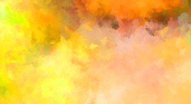 Renkli fırça darbelerinin 2D çizimi. Dekoratif desenli resim. canlı boya desenli arkaplan.