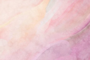 Pastel renklerde suluboya resim. Poster, duvar sanatı, afiş, kart, kitap kapağı ya da ambalaj için rahatlatıcı kompozisyonun yumuşak renkli çizimi. Modern fırça darbeleri resim.