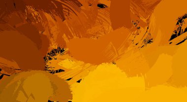 Canlı fırça darbeleriyle boyanmış. Renkli desenli resim. Fırçalanmış duvar kağıdını boya.