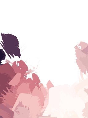 Taranmış Boyalı Soyut Arkaplan. Vahşi kaotik fırça darbeleri. Boya darbeleri. 2D İllüstrasyon. Fırça darbeli resim. 