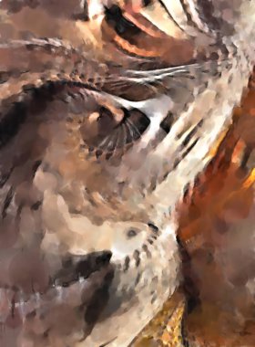 Modern sanat. Renkli çağdaş sanat eserleri. Renkli boya darbeleri. Soyut arkaplanda fırça darbeleri. fırça boyası.