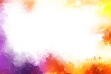 Modern sanat. Taranmış Boyalı Soyut Arkaplan. Fırça darbesi ile boyanmış. Boya darbeleri. 2B Görüntü