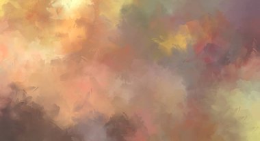 Taranmış Boyalı Soyut Arkaplan. Fırça darbesi ile boyanmış. Sanatsal canlılık ve renkli duvar kağıdı.