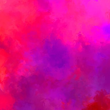 Canlı fırça darbeleriyle boyanmış. Renkli desenli resim. Fırçalanmış duvar kağıdını boya.