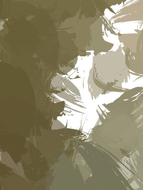 Renkli fırça darbelerinin 2B çizimi. Dekoratif doku resmi. Canlı boya desenli arka plan. Kaotik fırça darbeleri resim.