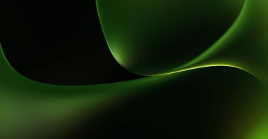 Soyut arkaplan. Değişken renk değişim dalgaları, dinamik hareketlerle. Işık dalgalarının neon renkli soyut tasarımı. Duvar kağıdı, afiş, arkaplan, kart, kitap illüstrasyonu, web sitesi.