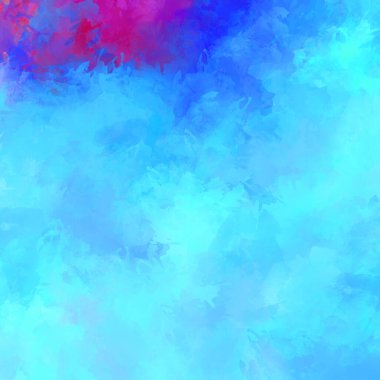 Canlı fırça darbeleriyle boyanmış. Renkli desenli resim. Fırçalanmış duvar kağıdını boya.