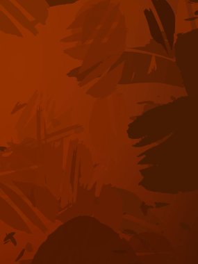 Fırça darbesi ile boyanmış. Sanatsal canlılık ve renkli duvar kâğıdı. Kaotik resim. Taranmış Boyalı Soyut Arkaplan. 