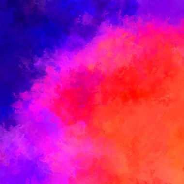 Duvar sanatı Eşsiz ve yaratıcı illüstrasyon. Fırça darbesi ile boyanmış. Renkli fırça darbelerinin soyut arkaplanı. Fırçalanmış canlı duvar kâğıdı. Boyalı sanatsal yaratım.