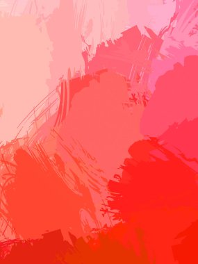 Duvar sanatı Eşsiz ve yaratıcı illüstrasyon. Fırça darbesi ile boyanmış. Renkli fırça darbelerinin soyut arkaplanı. Fırçalanmış canlı duvar kâğıdı. Boyalı sanatsal yaratım.