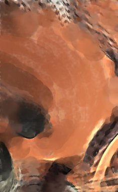 Modern sanat. Renkli çağdaş sanat eserleri. Renkli boya darbeleri. Soyut arkaplanda fırça darbeleri. fırça boyası.