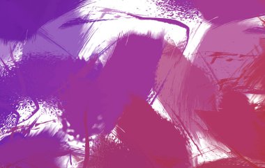 Renkli fırça darbelerinin 2B çizimi. Dekoratif doku resmi. Canlı boya desenli arka plan. Kaotik fırça darbeleri resim.