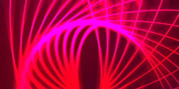 Neonově Barevný Abstraktní Design Světelných Vln Digitální Pozadí Neonovým Zářivým — Stock fotografie