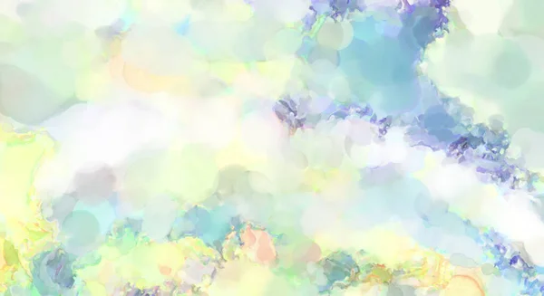 Soft Watercolor Wallpaper Artistic Painting Softly Brushed Colors Pastel Colors — Stock Photo, Image