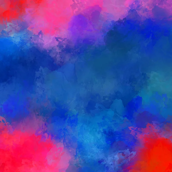 Painted Composition Vibrant Brush Strokes Textured Colorful Painting Paint Brushed — Stock Photo, Image