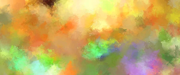 Artistieke Levendige Kleurrijke Behang Geborsteld Geschilderde Abstracte Achtergrond Penseel Gestreeld — Stockfoto