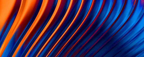 Abstract Background Colorful Wavy Reflective Design Wallpaper Graphic Illustration Wallpaper — Stock Photo, Image