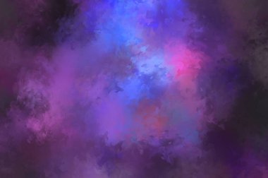 Modern sanat. Taranmış Boyalı Soyut Arkaplan. Fırça darbesi ile boyanmış. Boya darbeleri. 2B Görüntü.