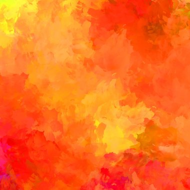 Canlı fırça darbeleriyle boyanmış. Renkli desenli resim. Fırçalanmış duvar kağıdını boya.