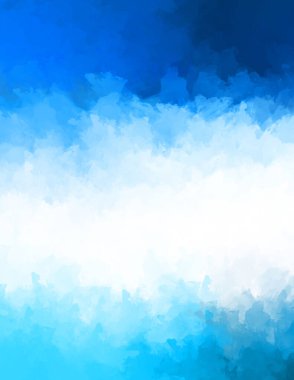 Yaratıcı soyut resim. Artistik fırça darbeleriyle donatılmış. Renkli ve canlı bir illüstrasyon. boyalı sanat.