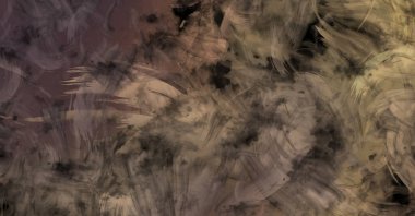 Modern sanat. Taranmış Boyalı Soyut Arkaplan. Fırça darbesi ile boyanmış. Boya darbeleri. 2B Görüntü