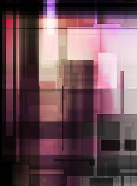 Fütürist soyut geometrik duvar kağıdı. Geometrik renkli şekiller. Dikdörtgen şekilli arka plan. Bir teknolojinin dijital illüstrasyonuName.