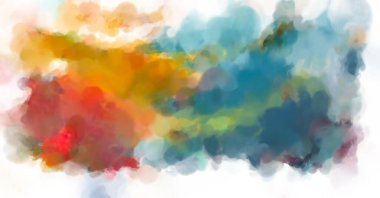 Çılgın suluboya şablonu. Yaratıcı soyutlama. Modern sanat eserleri. 2D çizim. Dijital doku duvar kağıdı. Sanatsal sulu arkaplan malzemesi. 