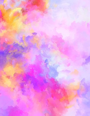 Renkli fırça darbelerinin soyut arkaplanı. fırçalanmış canlı duvar kağıdı. resmedilmiş sanat eseri. Eşsiz ve yaratıcı illüstrasyon.