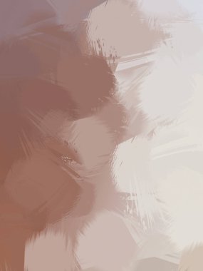 Vahşi fırça darbeleri. Taranmış Boyalı Soyut Arkaplan. Fırça darbesi ile boyanmış. Boya darbeleri. 2B Görüntü.