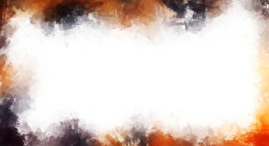 Modern sanat. Taranmış Boyalı Soyut Arkaplan. Fırça darbesi ile boyanmış. Boya darbeleri. 2B Görüntü