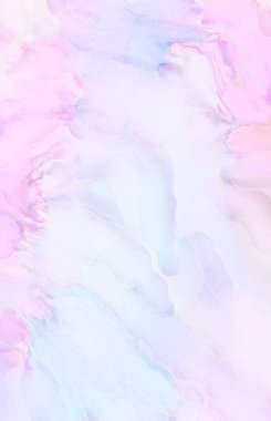 2D çizim. Sanatsal arkaplan resmi. Tablo üzerinde soyut resim. Çağdaş sanat. El yapımı resim. Renkli doku. Modern sanat eserleri. Yüzeyde suluboya fırça darbeleriyle boyama.