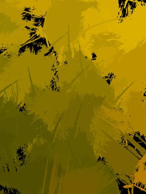 Duvar sanatı Eşsiz ve yaratıcı illüstrasyon. Fırça darbesi ile boyanmış. Renkli fırça darbelerinin soyut arkaplanı. Fırçalanmış canlı duvar kâğıdı. Boyalı sanatsal yaratım.