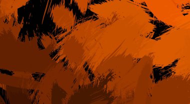 Sanatsal soyut arkaplan. Doku boyalı duvar kağıdı. Boya darbeleriyle yaratıcı bir illüstrasyon. Fırça desenli resim.