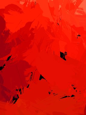 Duvar sanatı Eşsiz ve yaratıcı illüstrasyon. Fırça darbesi ile boyanmış. Renkli fırça darbelerinin soyut arkaplanı. Fırçalanmış canlı duvar kâğıdı. Boyalı sanatsal yaratım.