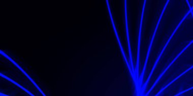 Işık dalgalarının neon renkli soyut tasarımı. Dijital arka plan ve neon ışığı parlama efekti. Parlak ışınlar duvar kağıdı.