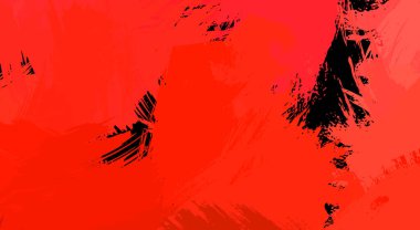 Sanatsal soyut arkaplan. Doku boyalı duvar kağıdı. Boya darbeleriyle yaratıcı bir illüstrasyon. Fırça desenli resim.