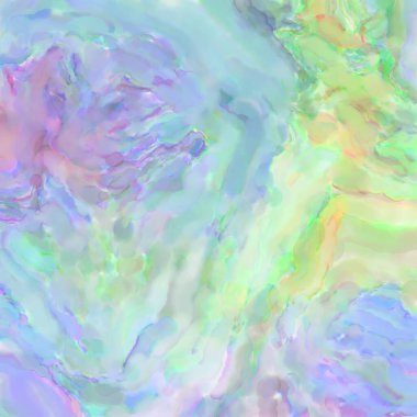 El yapımı sürreal soyut desenli suluboya. Modern sanatsal resim. 2D çizim. Arkaplan boyası karışımı. Yaratıcı duvar sanatı. Çağdaş sanat.