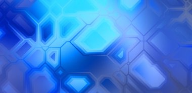 Renkli ve canlı geometrik şekiller katmanları var. Bir teknoloji planının dijital illüstrasyonu. Gelecekçi tasarım şablonu.