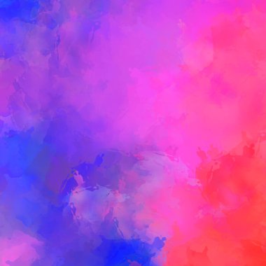 Boya darbeleri. 2D İllüstrasyon. Taranmış Boyalı Soyut Arkaplan. Fırça darbesi ile boyanmış. Modern sanat.