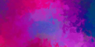 Yaratıcı bir geçmiş. Canlı fırça darbeleriyle boyanmış. Renkli desenli resim. Fırçalanmış duvar kağıdını boya.