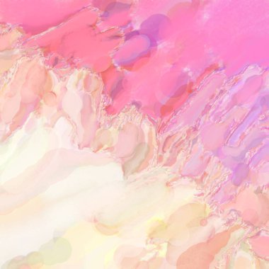 Çağdaş sanat. El işçiliğinin renkli dokusu. Modern resim. Yüzeyde suluboya vuruşlar. Sanatsal arkaplan resmi. Tablo üzerinde soyut resim. Fırça darbeleri. 