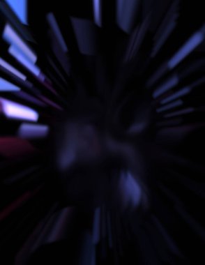 Işık parçacık izleri. Parlayan parçacıkları ve çizgileri olan ışık patlaması yıldızı. Güzel hareketli soyut ışın arkaplanı.