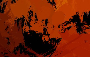 Sanatsal soyut arkaplan. Doku boyalı duvar kağıdı. Boya darbeleriyle yaratıcı bir illüstrasyon. Fırça desenli resim.