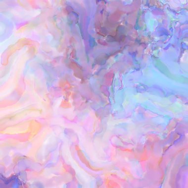 Çağdaş sanat. El işçiliğinin renkli dokusu. Modern resim. Yüzeyde suluboya vuruşlar. Sanatsal arkaplan resmi. Tablo üzerinde soyut resim. Fırça darbeleri.