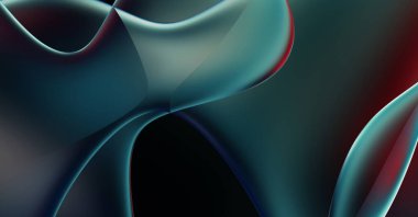 Soyut arkaplan. Değişken renk değişim dalgaları, dinamik hareketlerle. Işık dalgalarının neon renkli soyut tasarımı. Duvar kağıdı, afiş, arkaplan, kart, kitap illüstrasyonu, web sitesi.