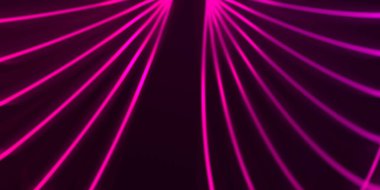 Işık dalgalarının neon renkli soyut tasarımı. Dijital arka plan ve neon ışığı parlama efekti. Parlak ışınlar duvar kağıdı.