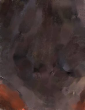 Soyut arkaplanda pürüzlü fırça darbeleri. Fırça boyası. Renkli boya darbeleri. Eşsiz duvar sanatı. Tuvaldeki modern sanat. Renkli çağdaş sanat eserleri. 